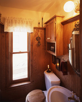 Vintage Rocky Mountain Powder Room